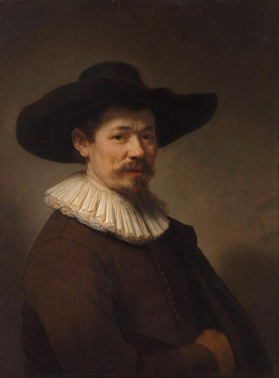 REMBRANDT Harmenszoon van Rijn Portrait of Herman Doomer (mk33) Sweden oil painting art